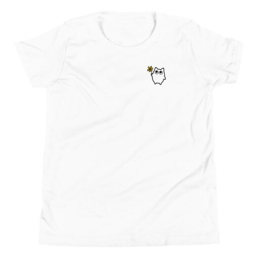 Youth Short Sleeve T-Shirt Little Ghost Flower