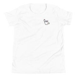 Youth Short Sleeve T-Shirt Little Ghost Painting